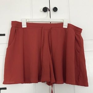 Rust Culottes/ Shorts